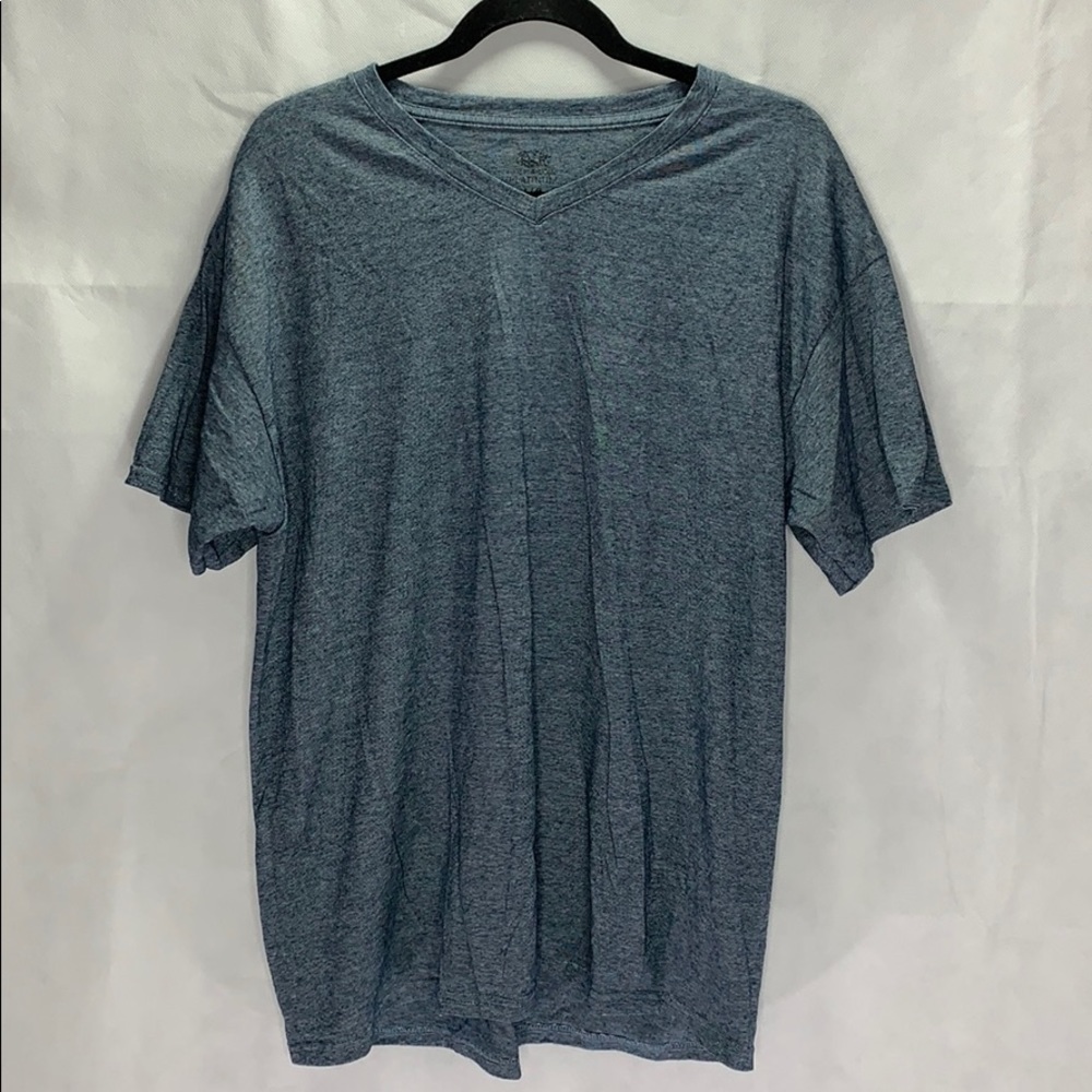 Fruit of the Loom platinum denim tee size large
